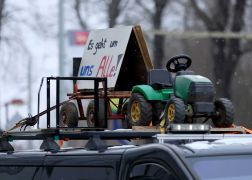 Unangemelde Strassenblockaden In Jena 36